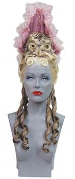 Fontange Hairstyle of a Lady 1680, custom made wig